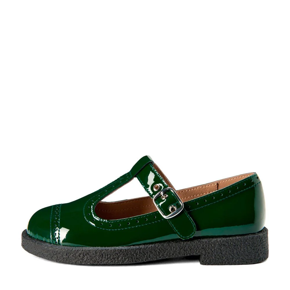Agathe Green Shoes
