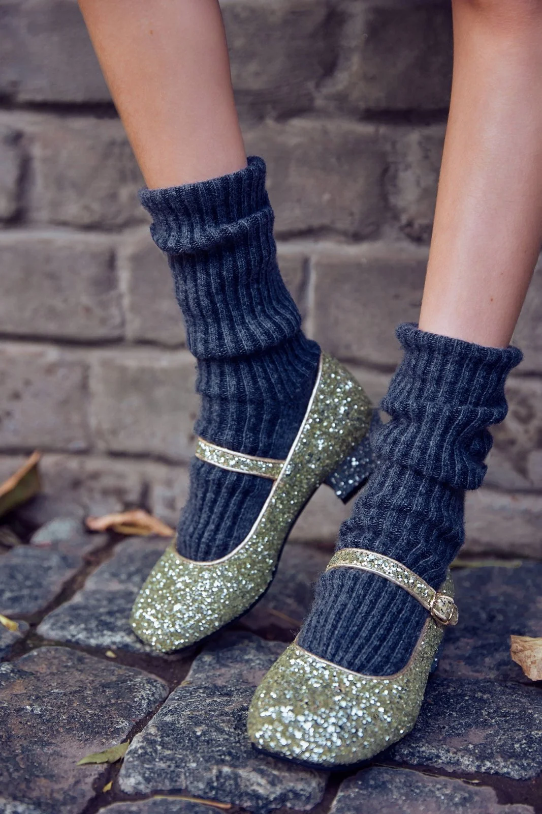 Agnese Gold/Silver Shoes - Image 5