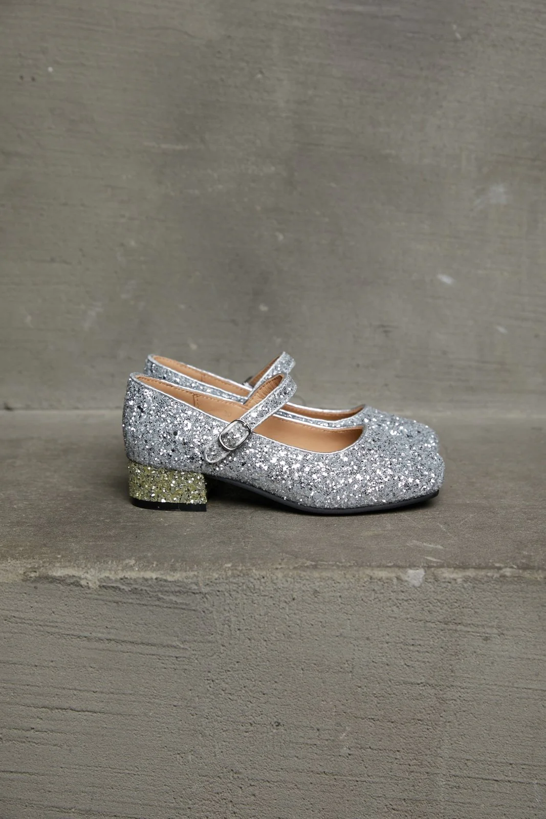 Agnese Silver/Gold Shoes - Image 3