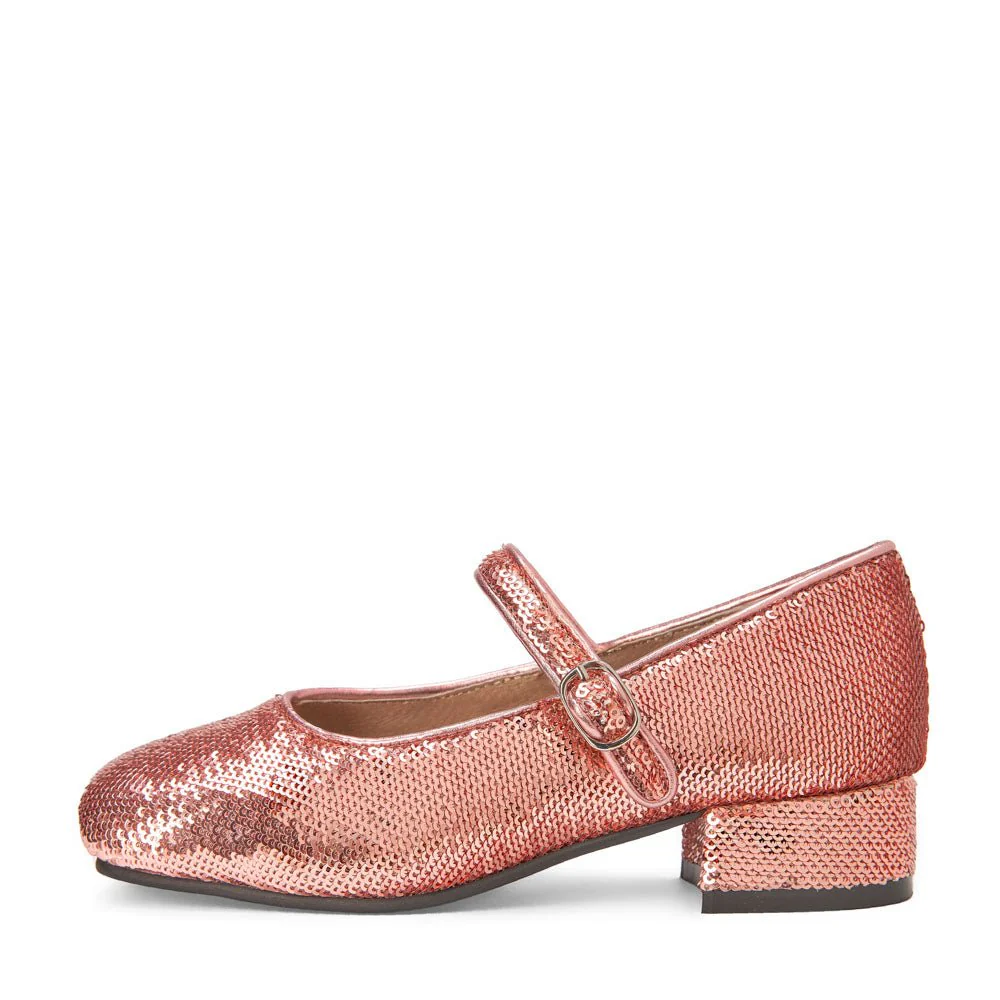 Agnese Sequins Pink Shoes