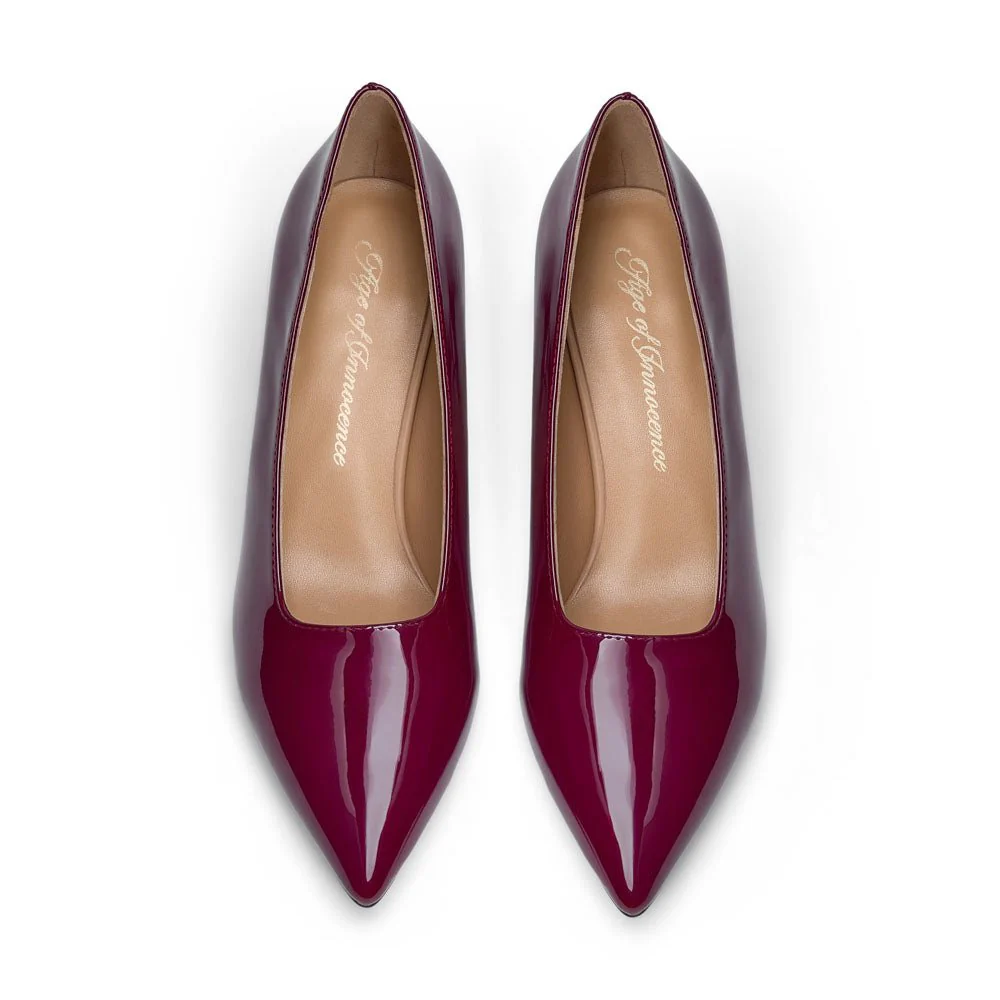 Andrea РL Burgundy Shoes - Image 3
