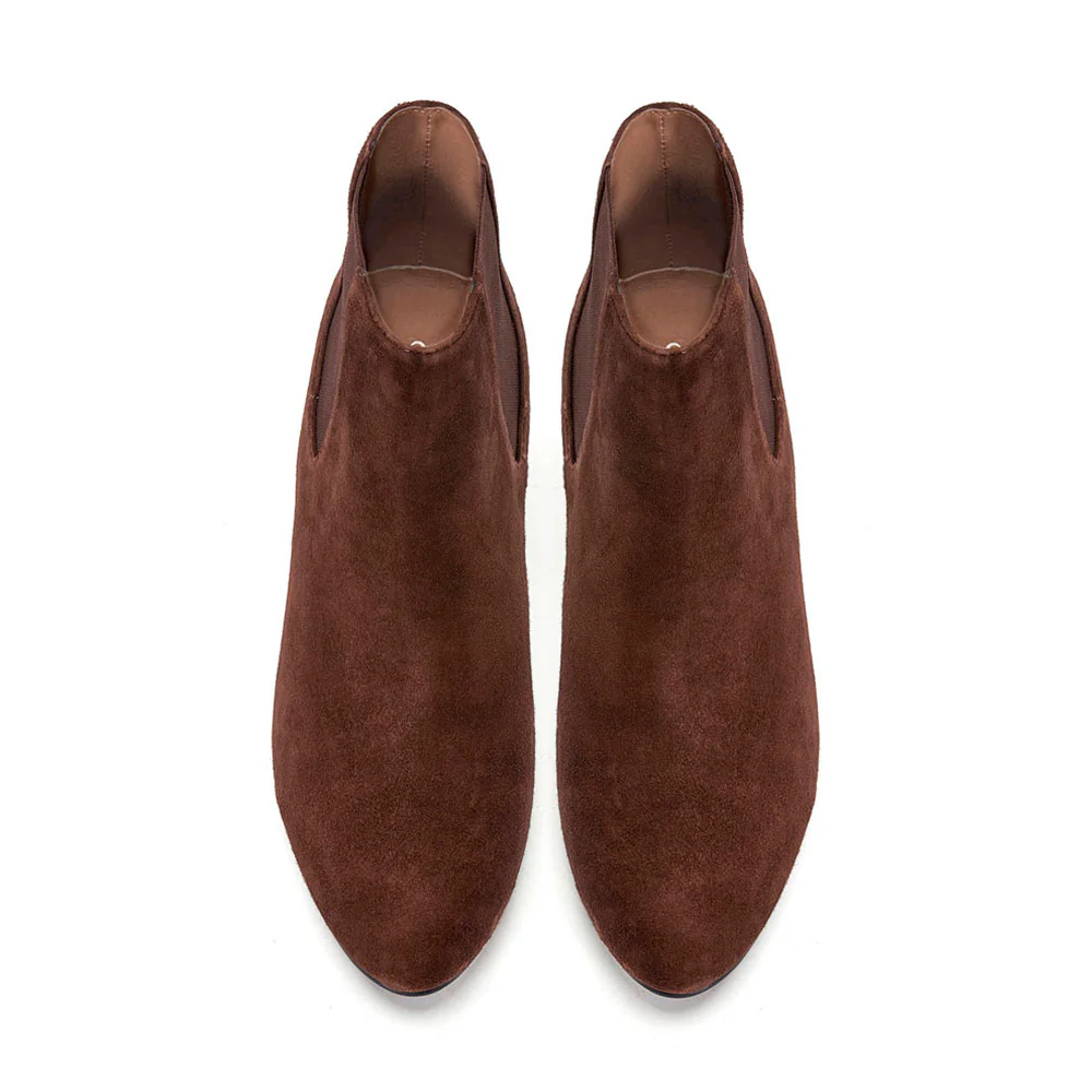 Ankle Boots Chocolate - Image 3