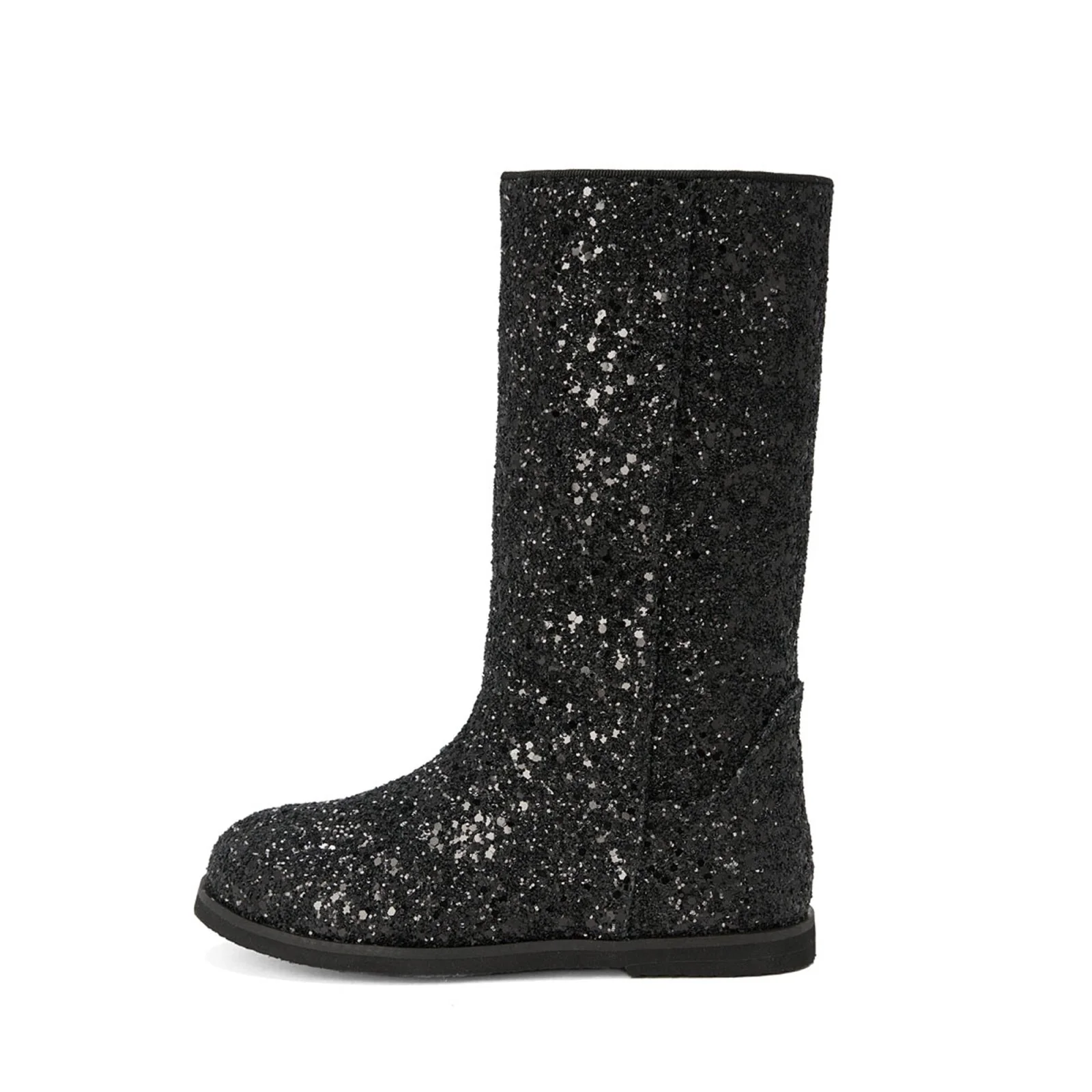 Ann Glitter Black Boots
