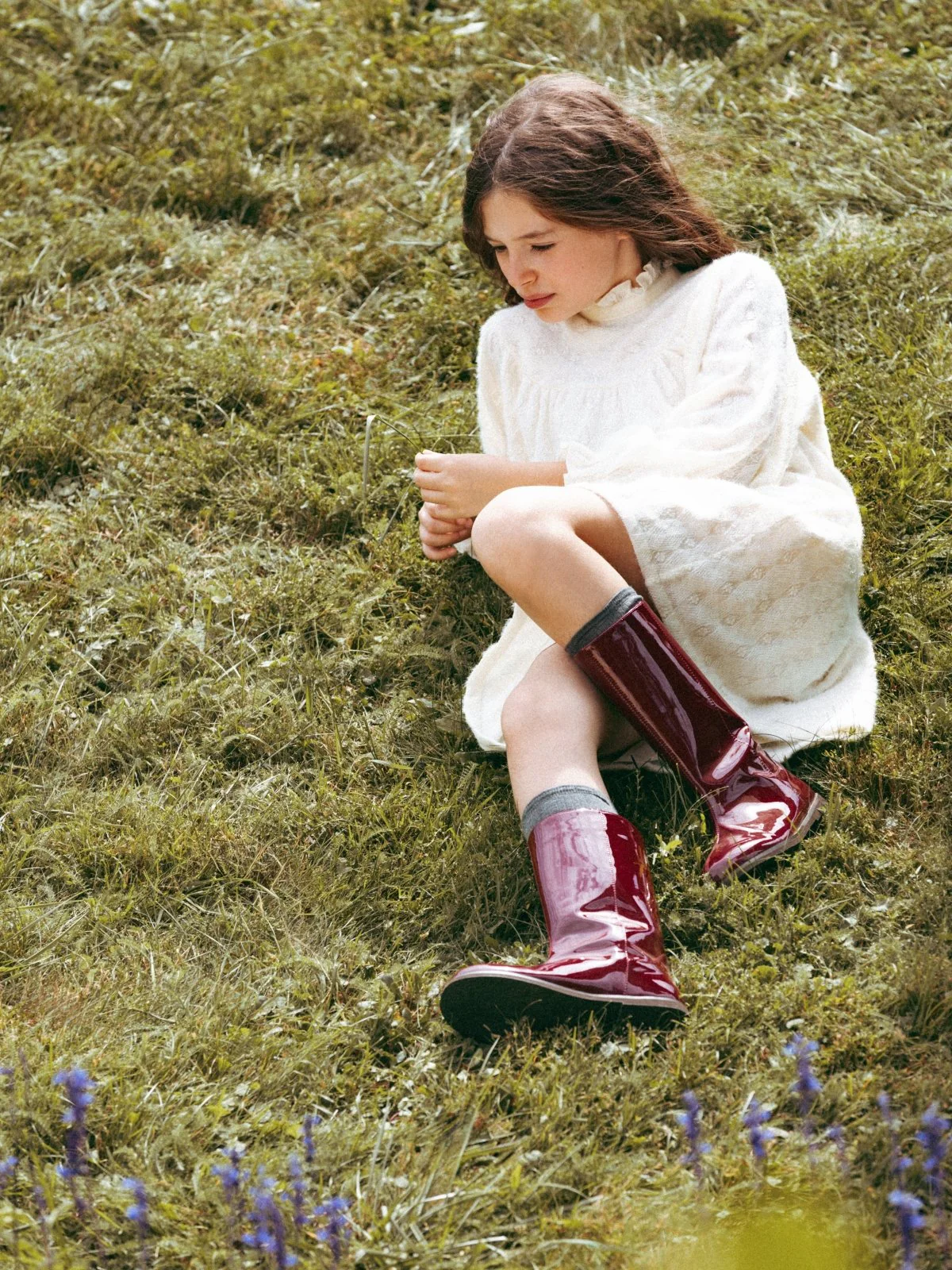 Ann PU Burgundy Boots - Image 4