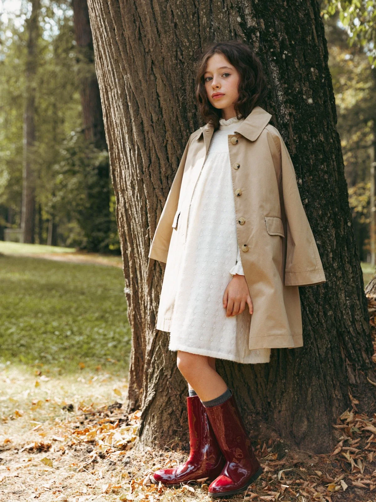 Ann PU Burgundy Boots - Image 7
