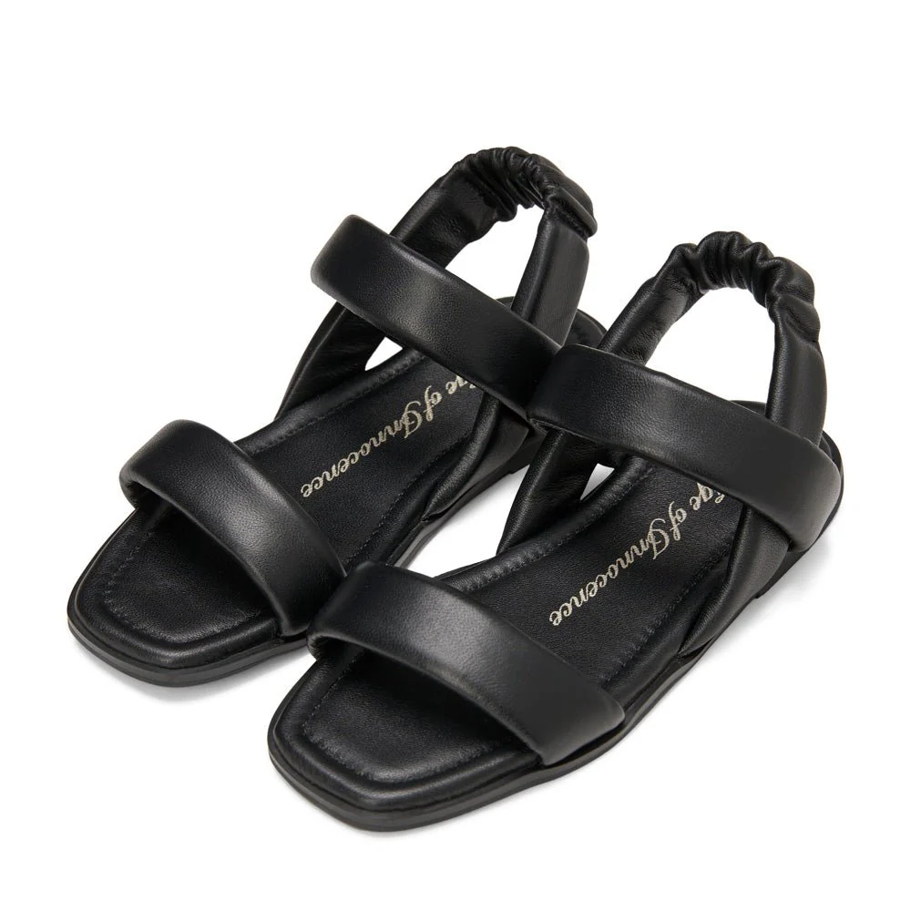 Anouk Black Sandals - Image 2