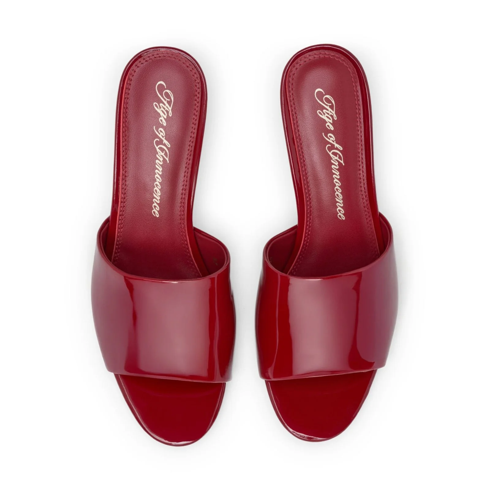 Aurea Burgundy Mules - Image 3