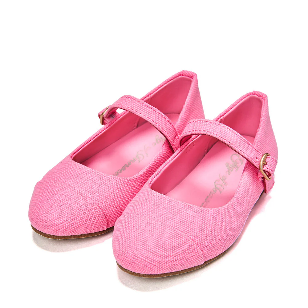 Bebe Canvas Fuchsia Shoes - Image 2