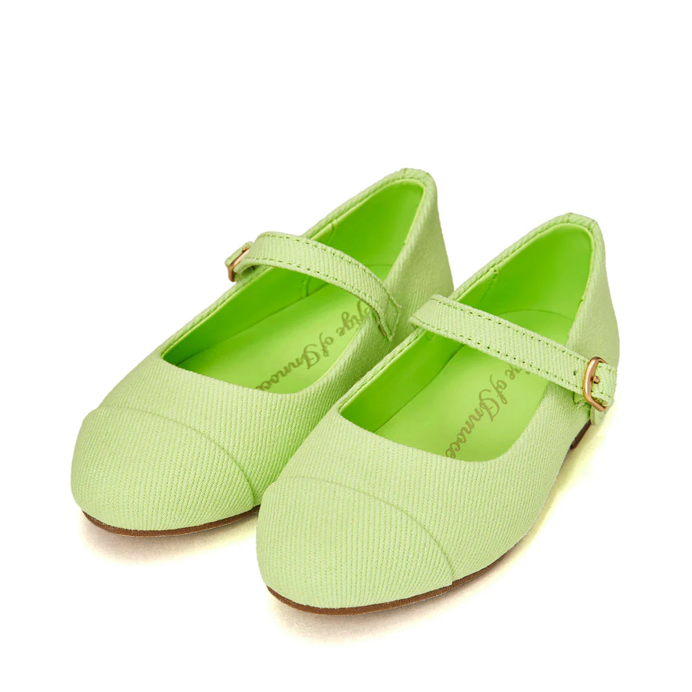Bebe Canvas Green Shoes - Image 2