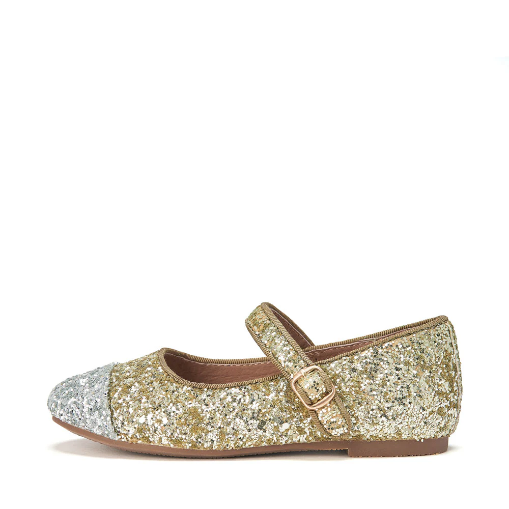 Bebe Glitter 2.0 Gold/Silver Shoes