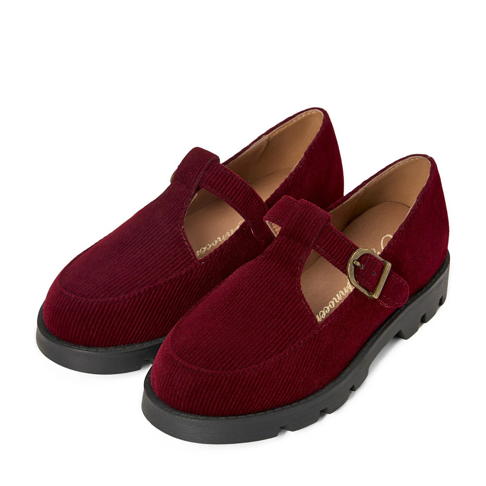 Berta Burgundy Shoes - Image 2