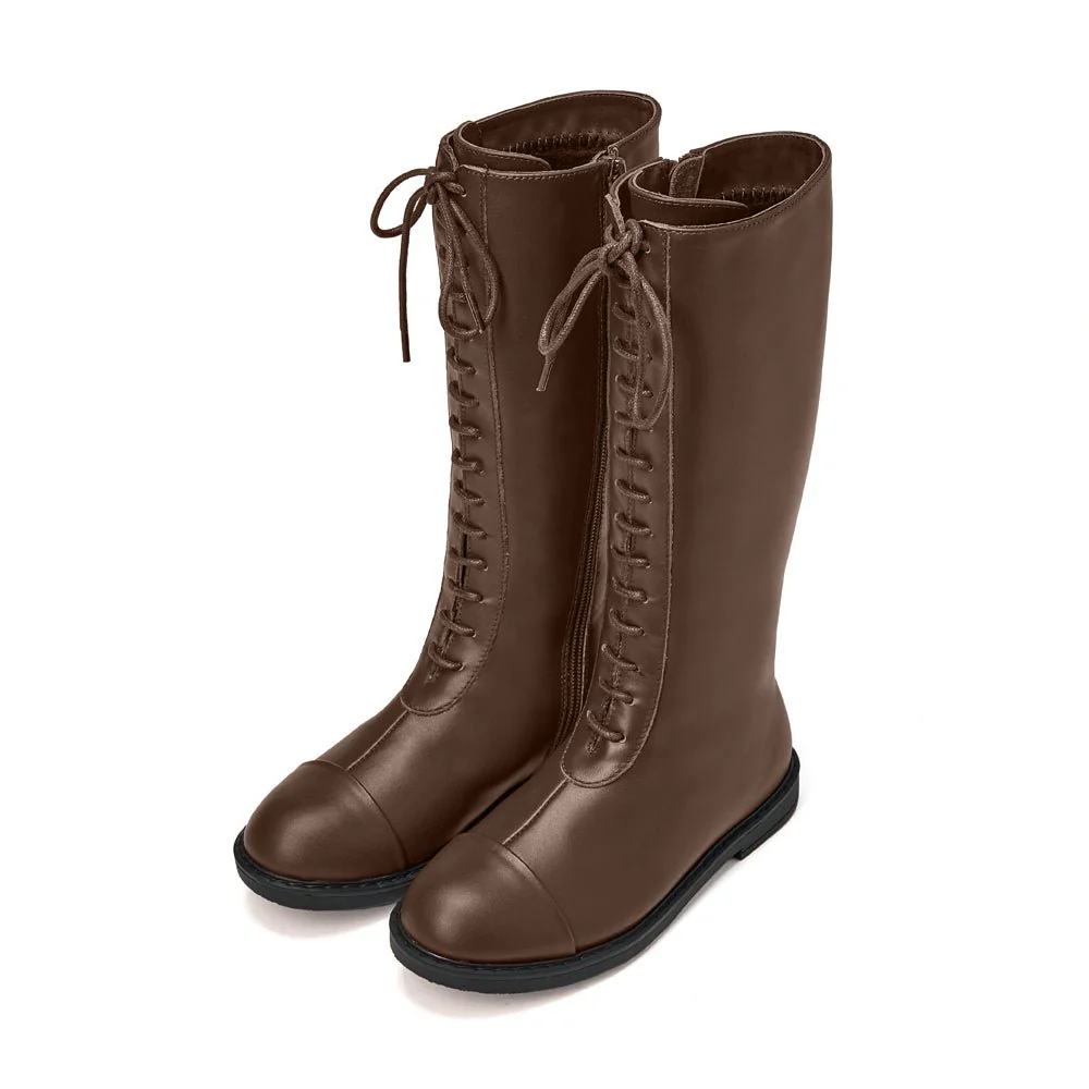 Blair Chocolate Boots - Image 2