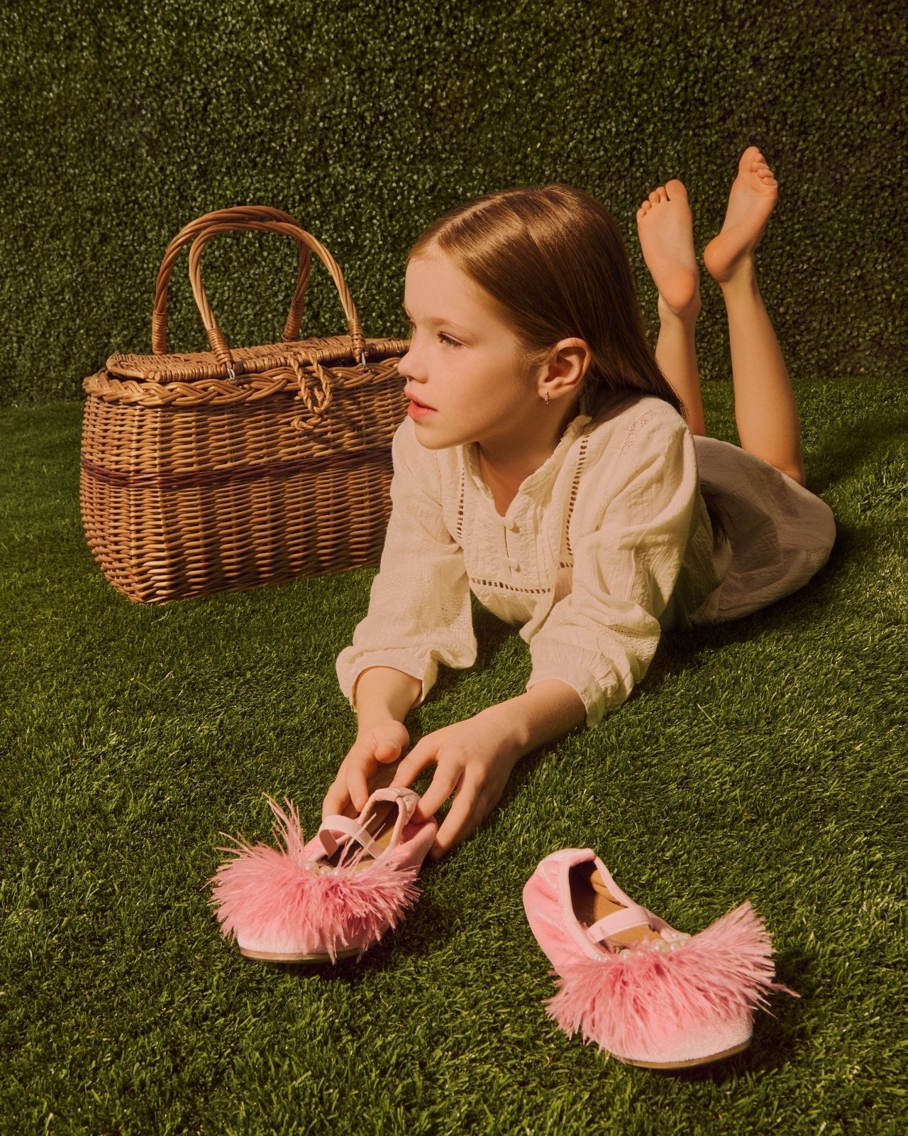 Blanche Pink Flats - Image 3