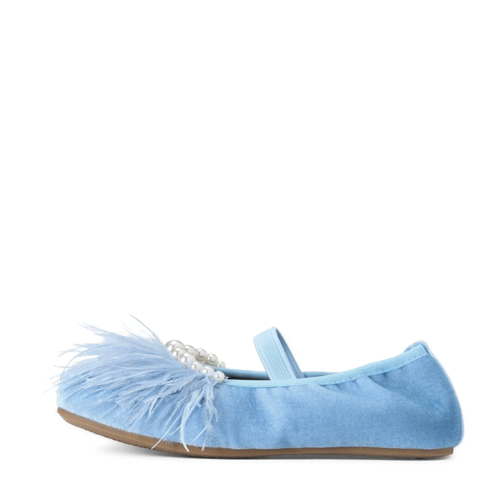 Blanche Blue Flats