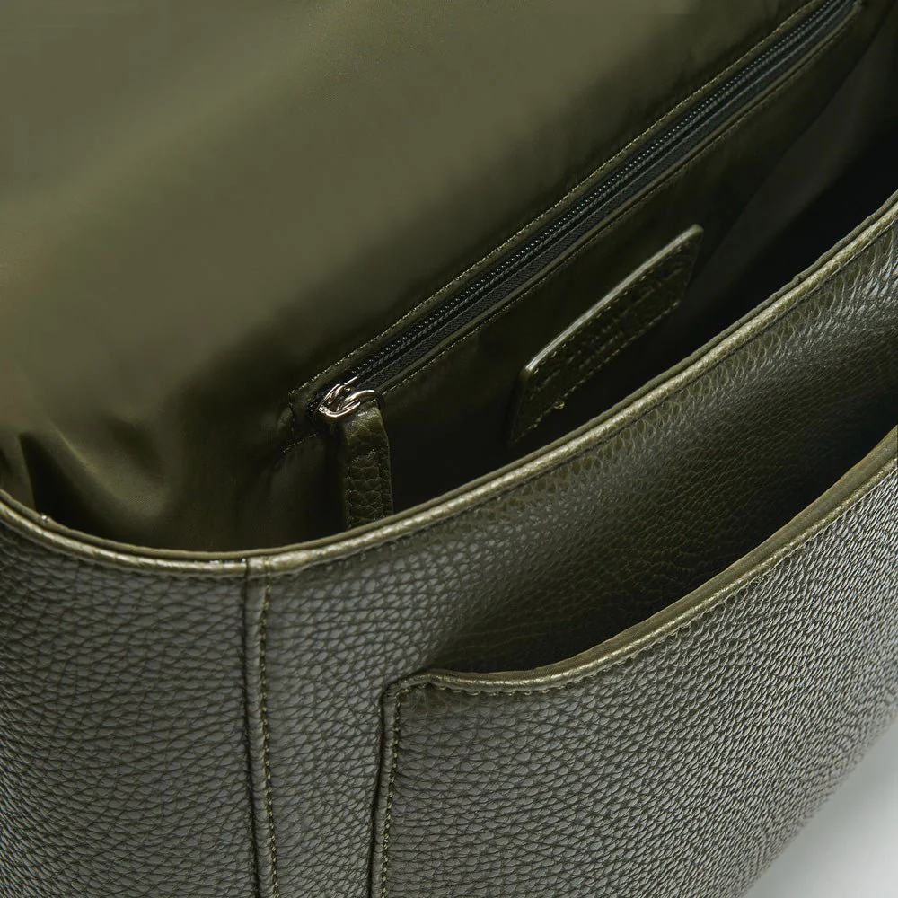Boston Khaki Schoolbag - Image 5