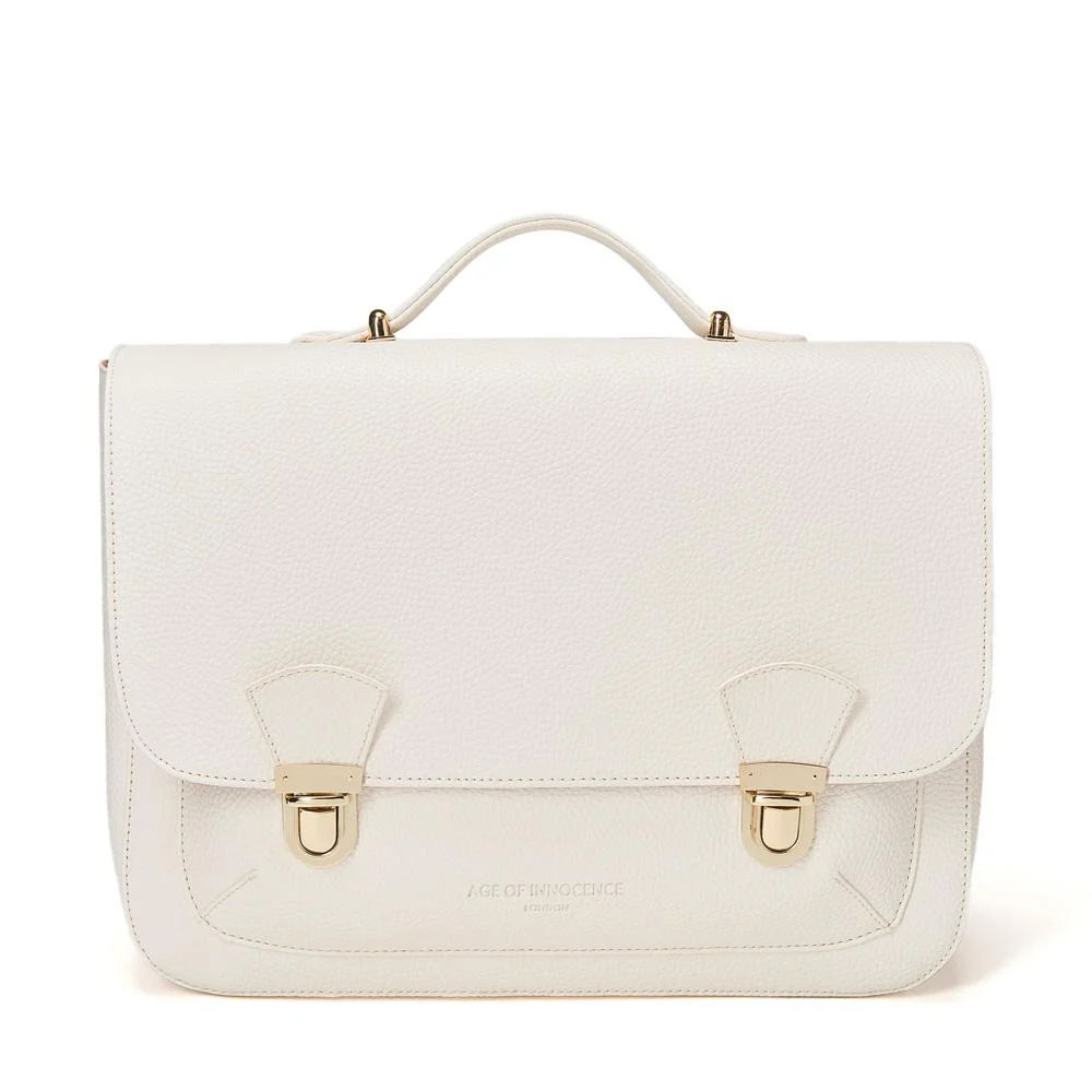 Boston White Schoolbag