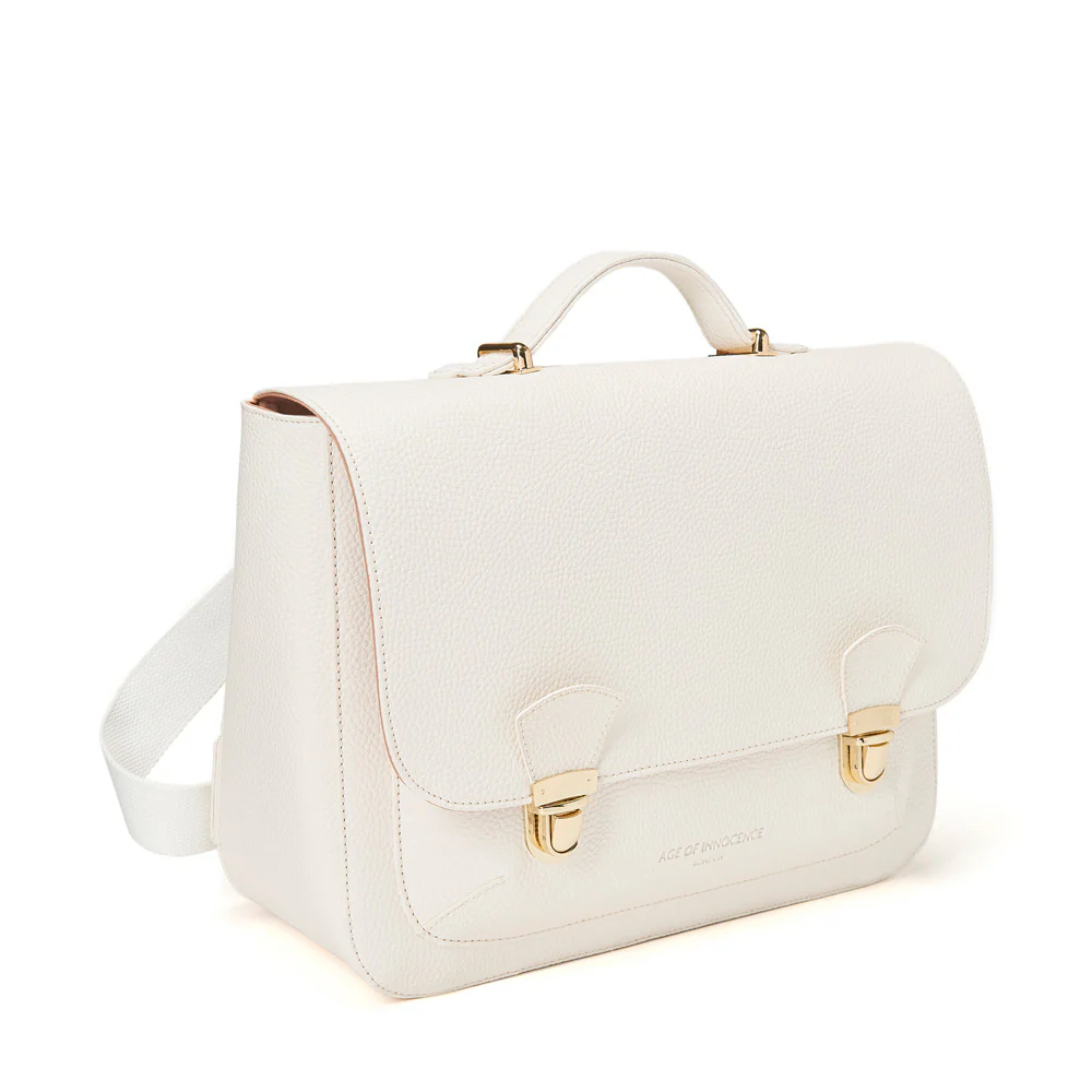 Boston White Schoolbag - Image 2