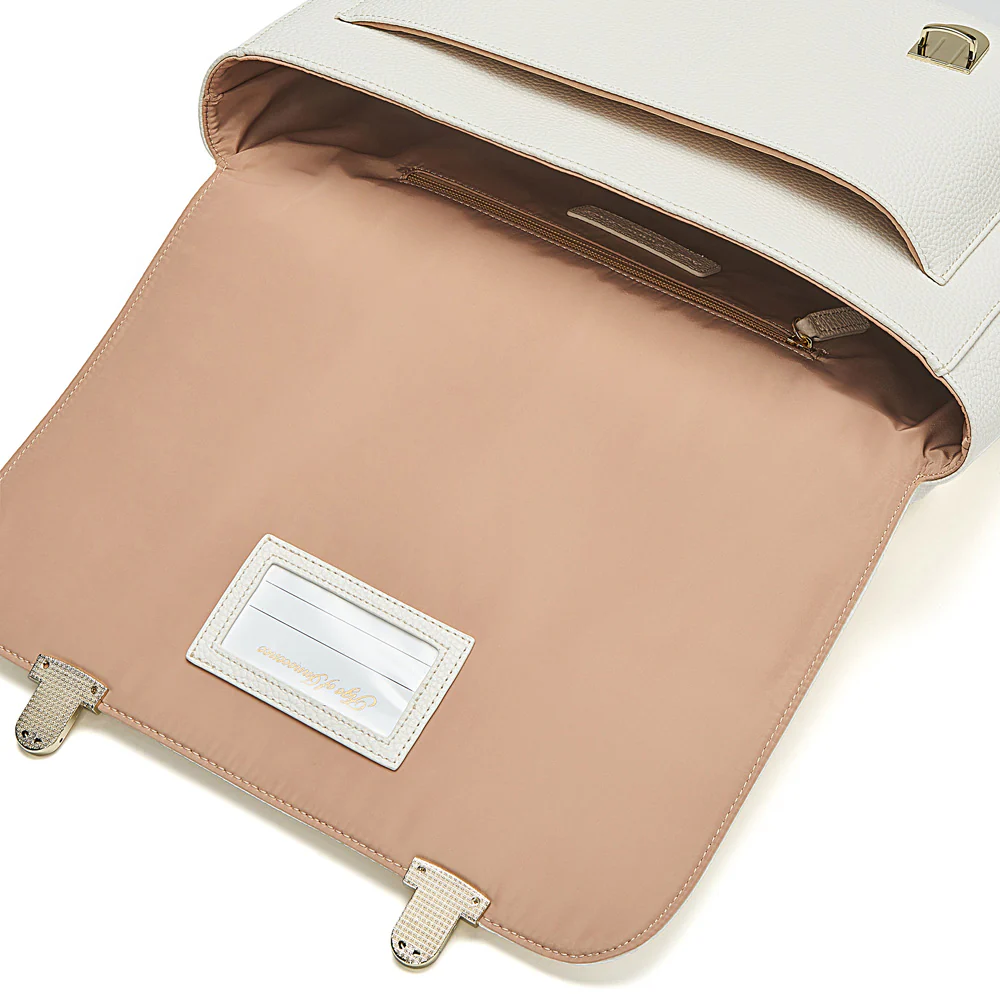 Boston White Schoolbag - Image 4
