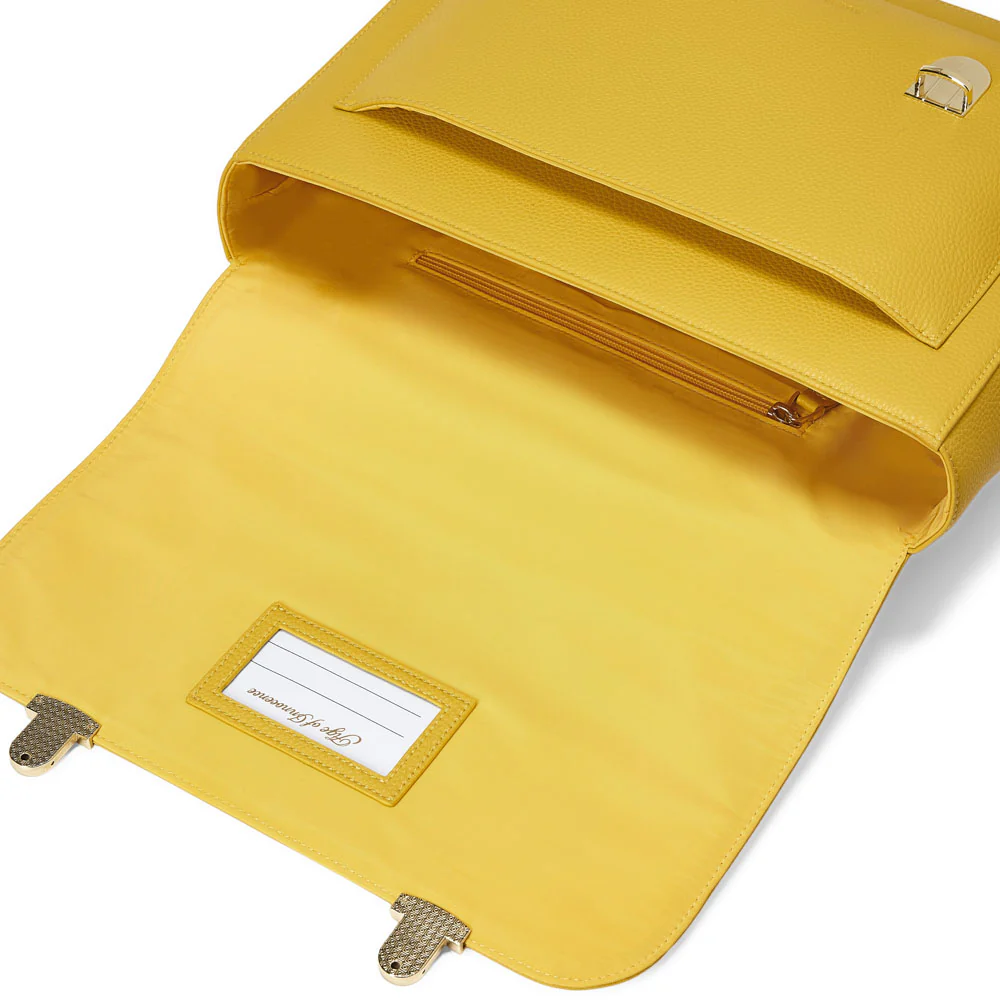 Boston Yellow Schoolbag - Image 4