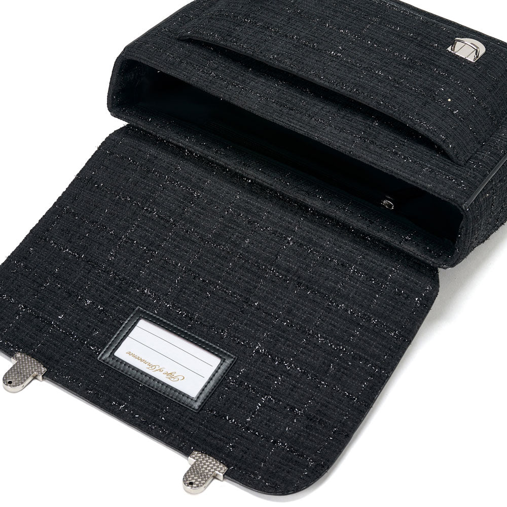 Boston Tweed Black Schoolbag - Image 6