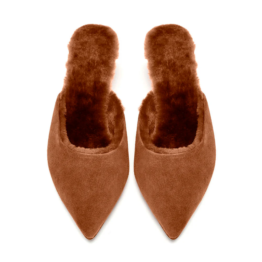 Brenda 2.0 Chocolate Mules - Image 3
