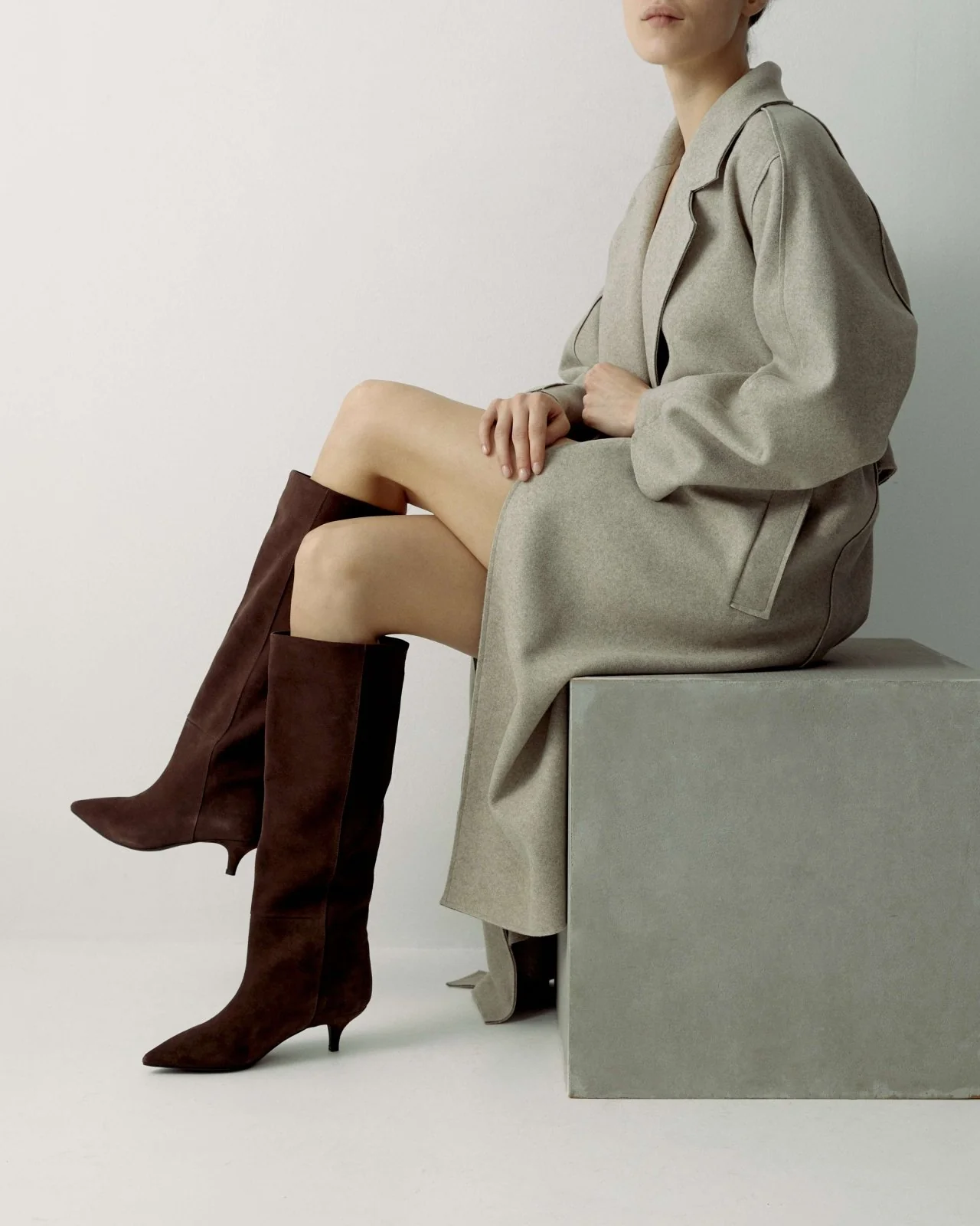 Brigitte Chocolate Boots - Image 6
