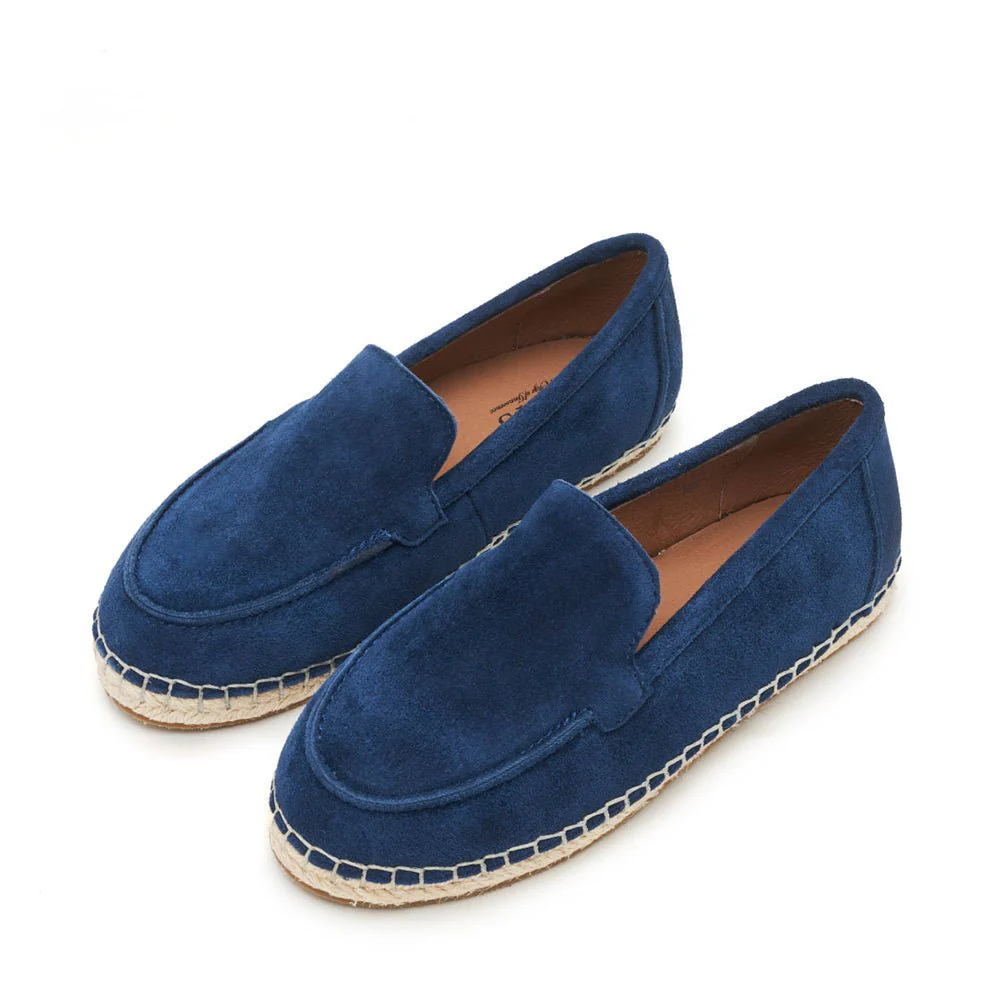 Bruno Navy Loafers - Image 2