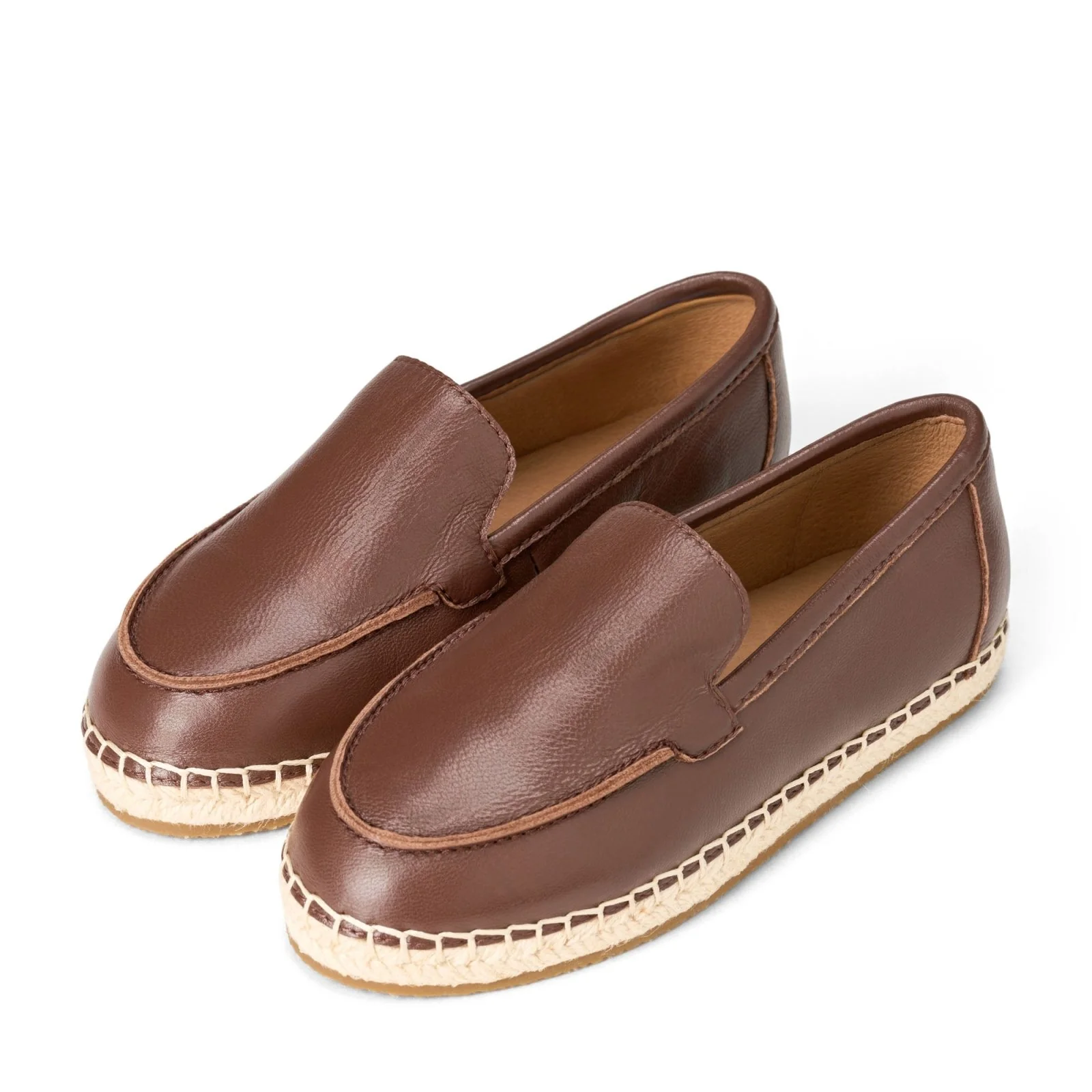 Bruno Leather Brown Loafers - Image 2