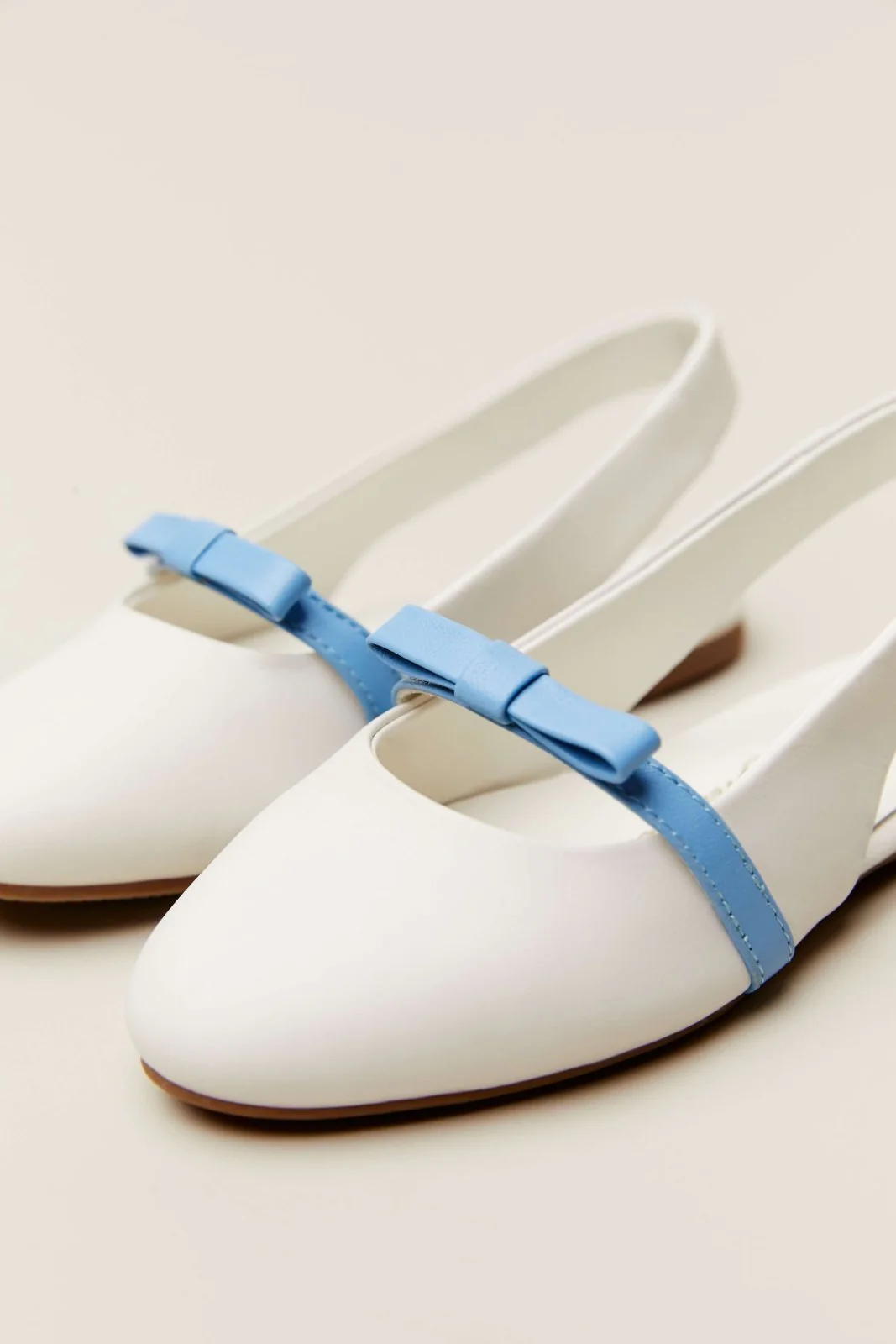 Carlota White/Blue Sandals - Image 3