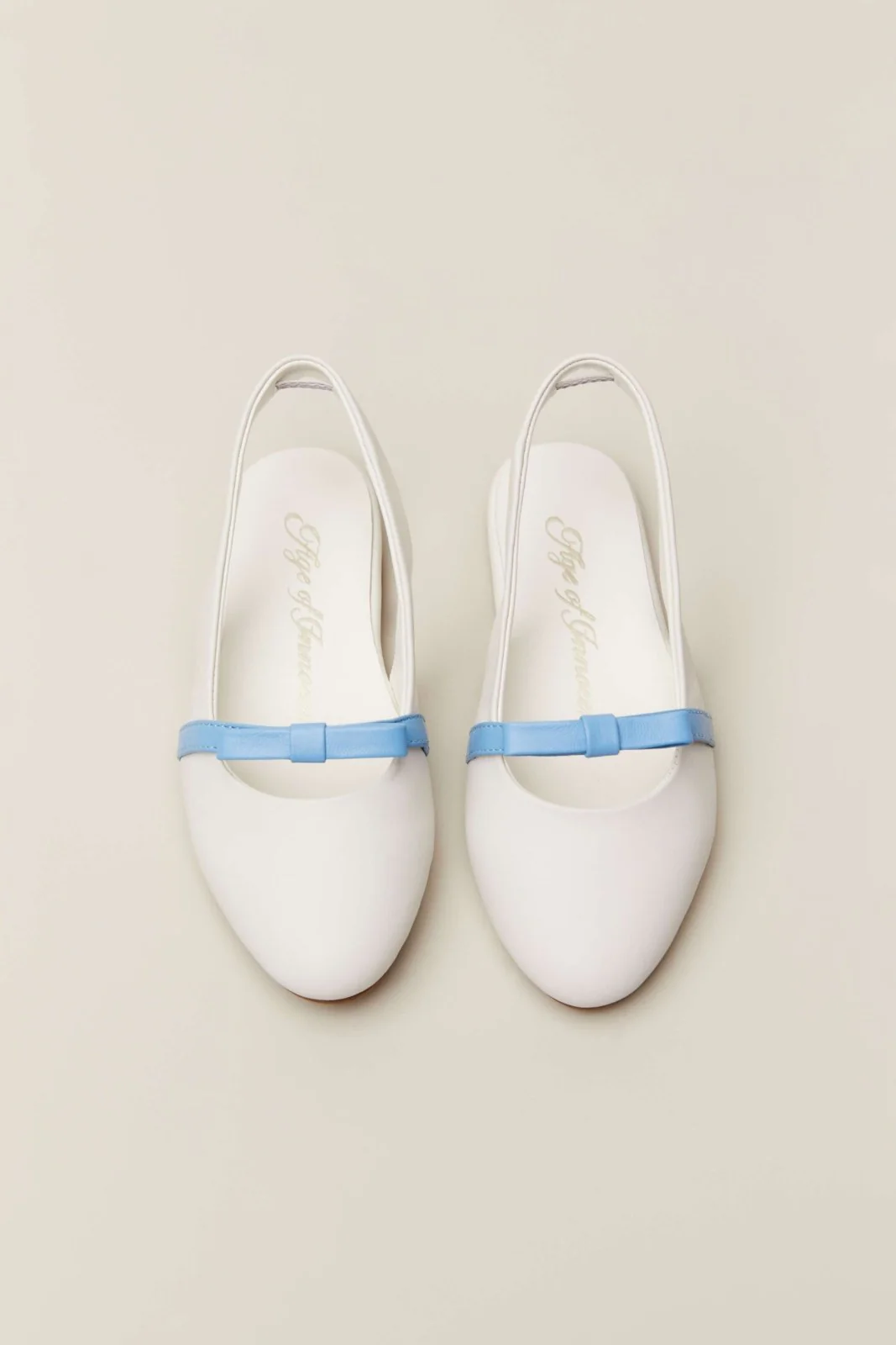 Carlota White/Blue Sandals - Image 4