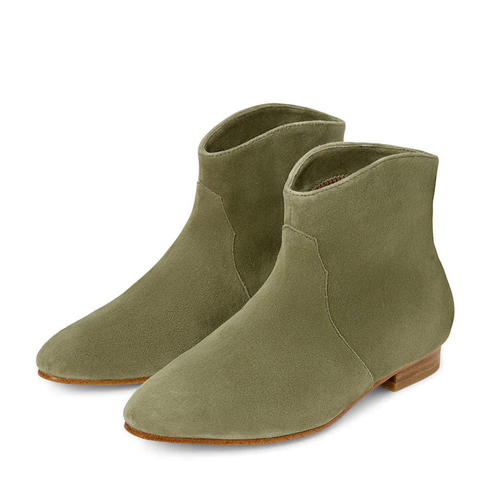 Cassie Khaki Boots - Image 2