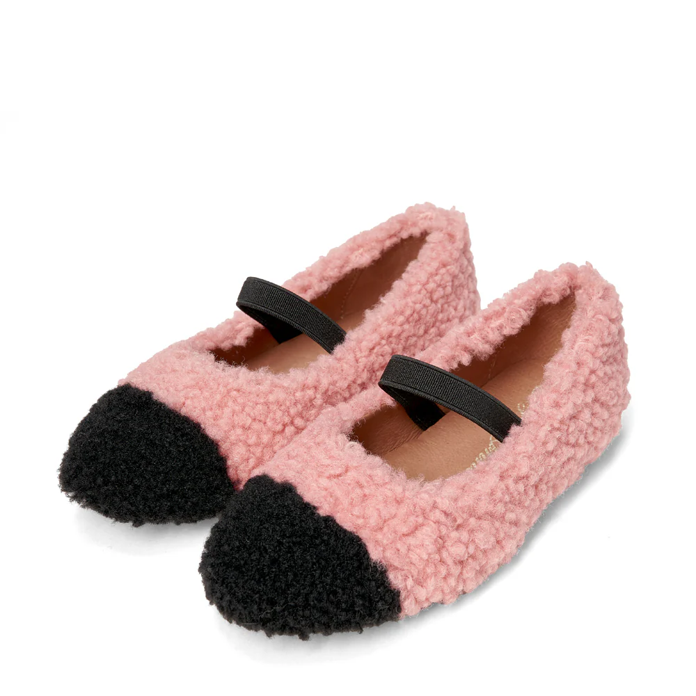 Celeste Pink/Black Ballerinas - Image 2