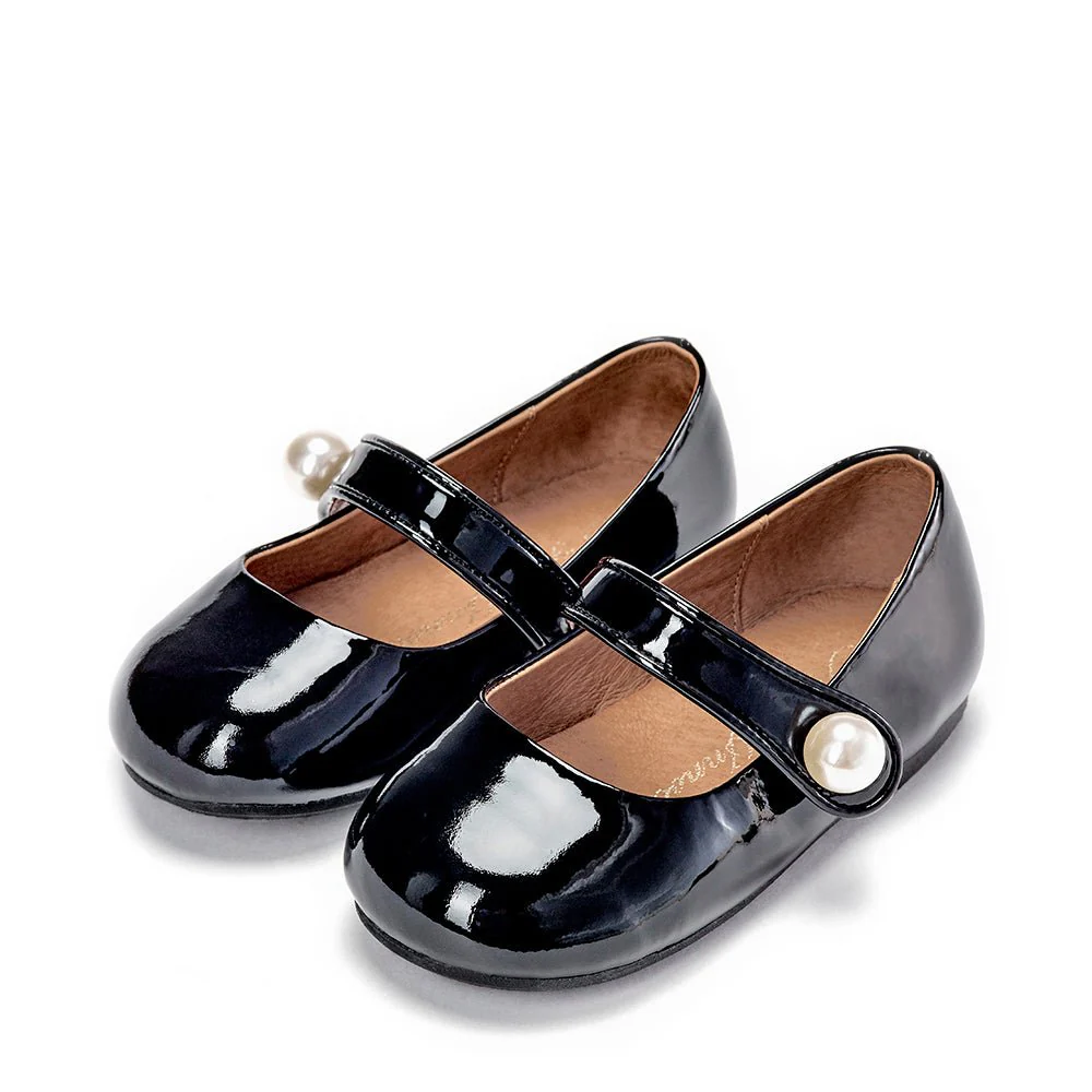 Celia Black Flats - Image 2