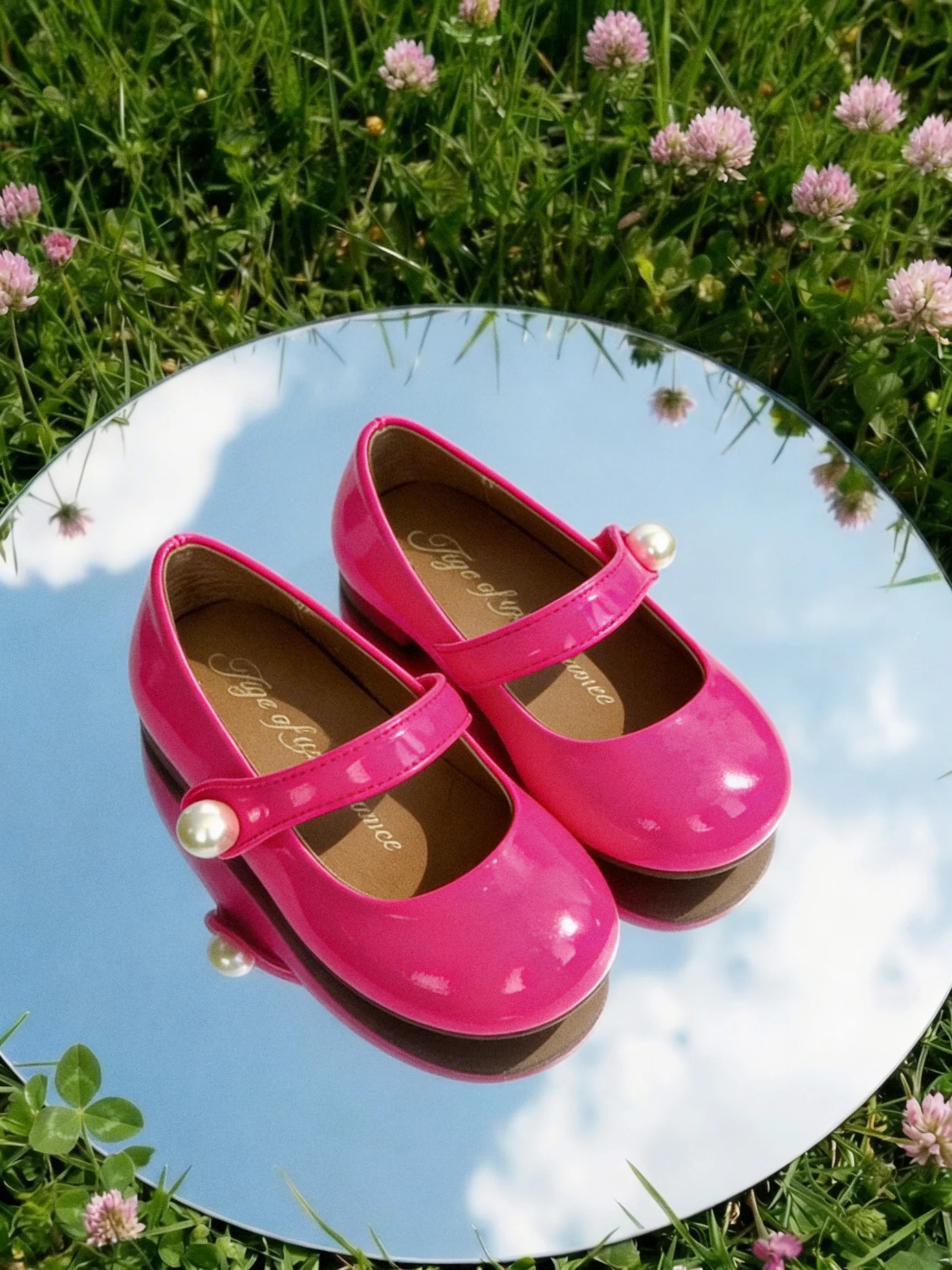 Celia Bright pink Flats - Image 3