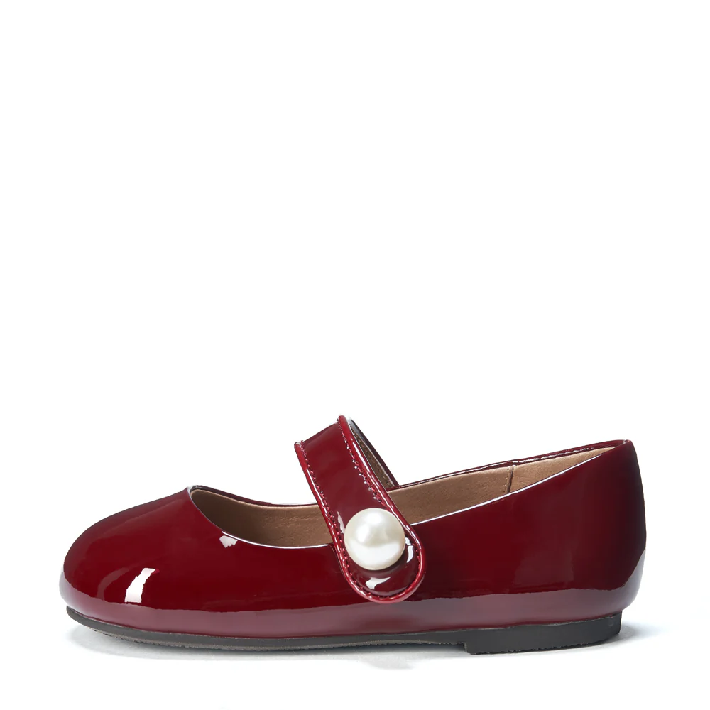 Celia Burgundy Flats