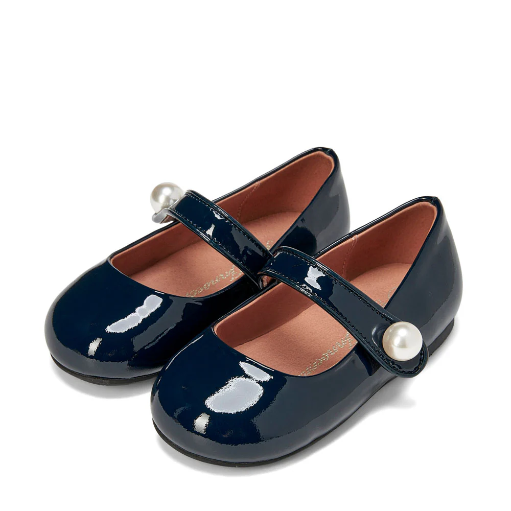 Celia Navy Flats - Image 2