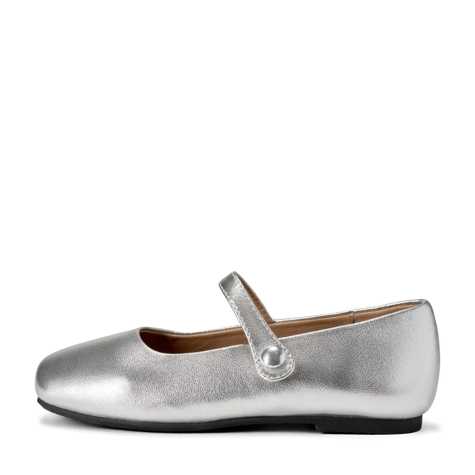 Chloe Leather Silver Shoes