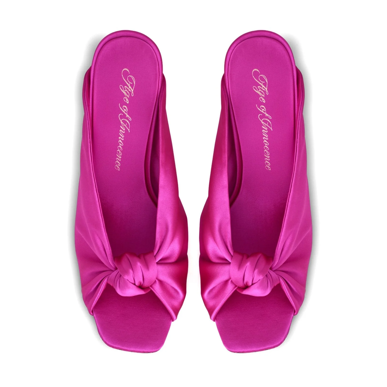 Cindy Fuchsia Mules - Image 3