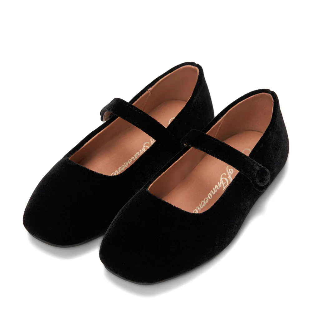 Cleo Black Flats - Image 2