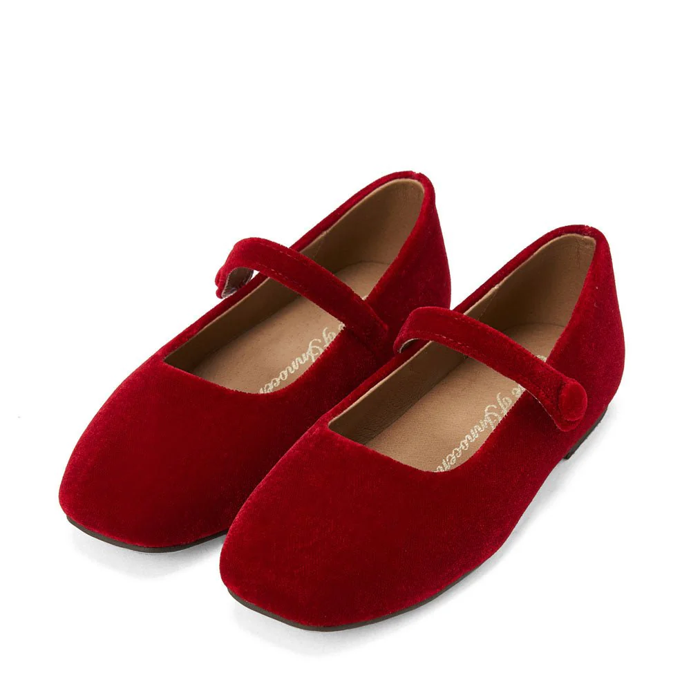 Cleo Red Flats - Image 2