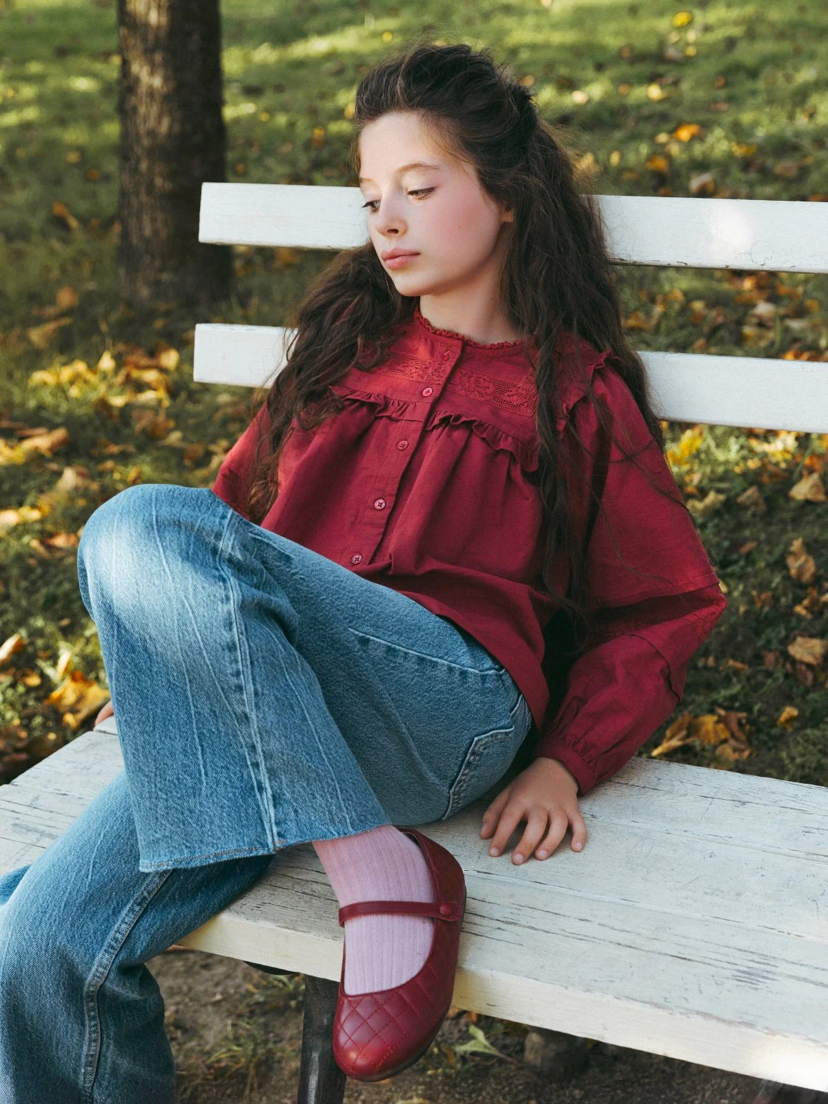 Coco Burgundy Shoes - Image 3