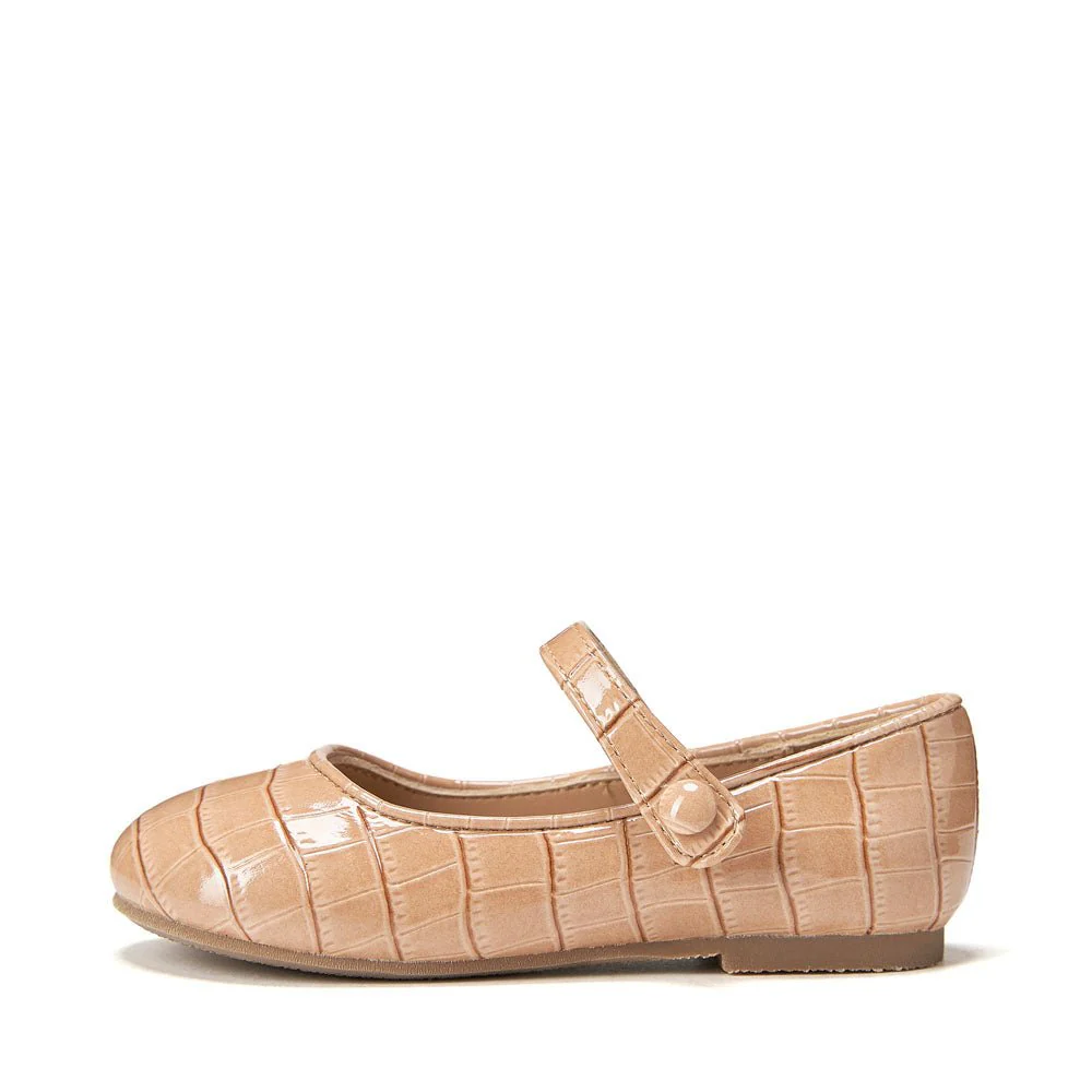 Coco Croco Beige Shoes
