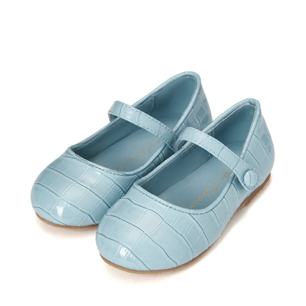 Coco Croco Blue Shoes - Image 2
