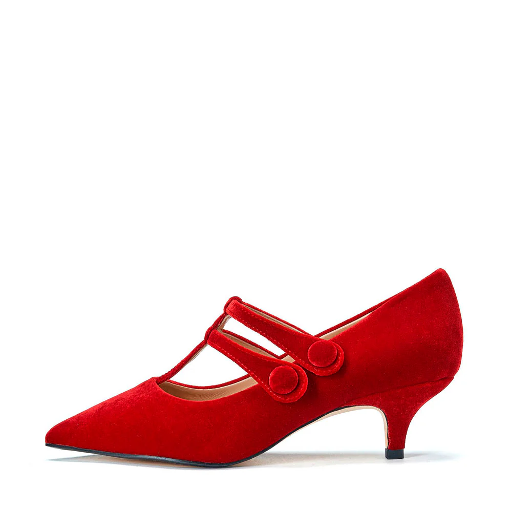 Colette Red Shoes