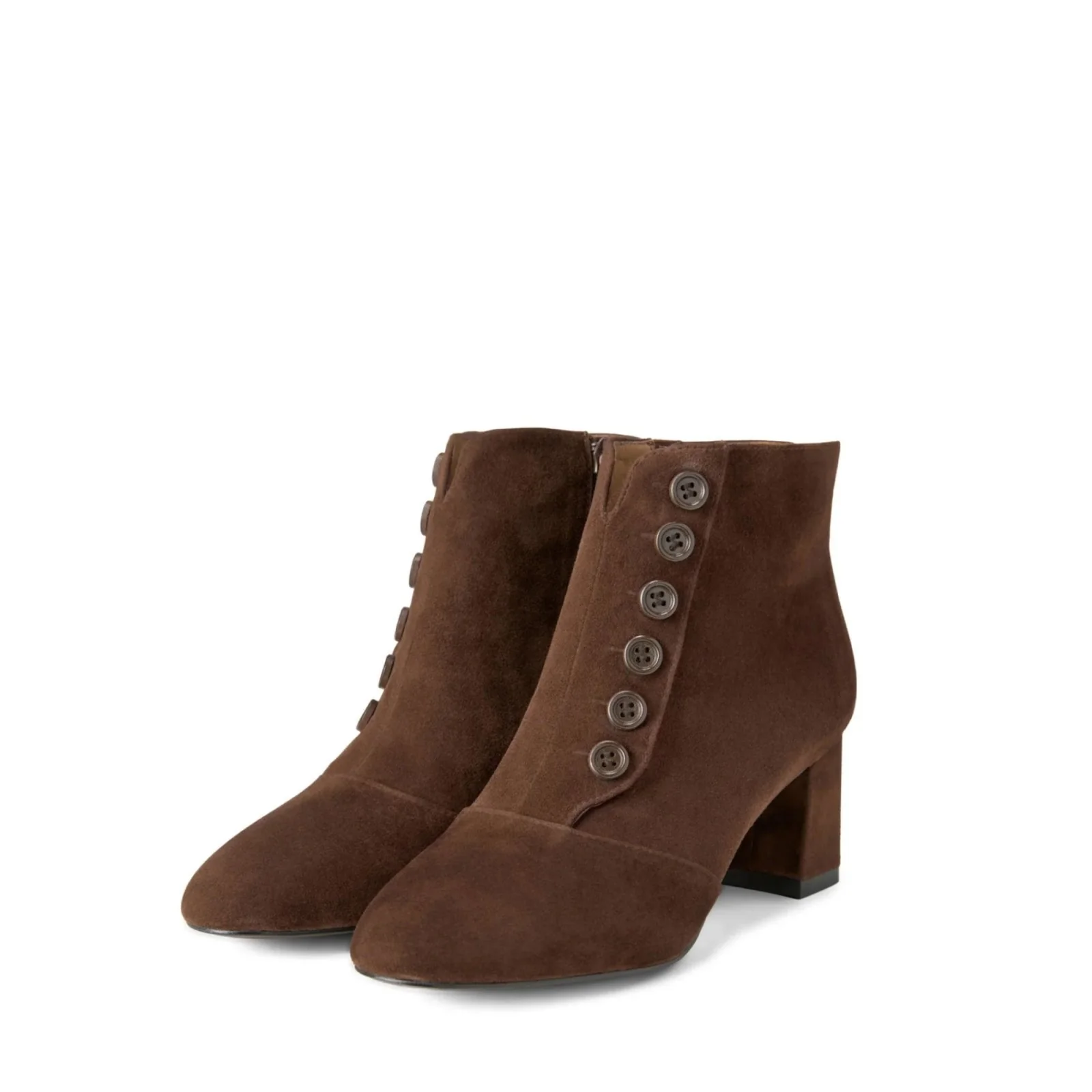 Constance Suede Brown Boots - Image 2