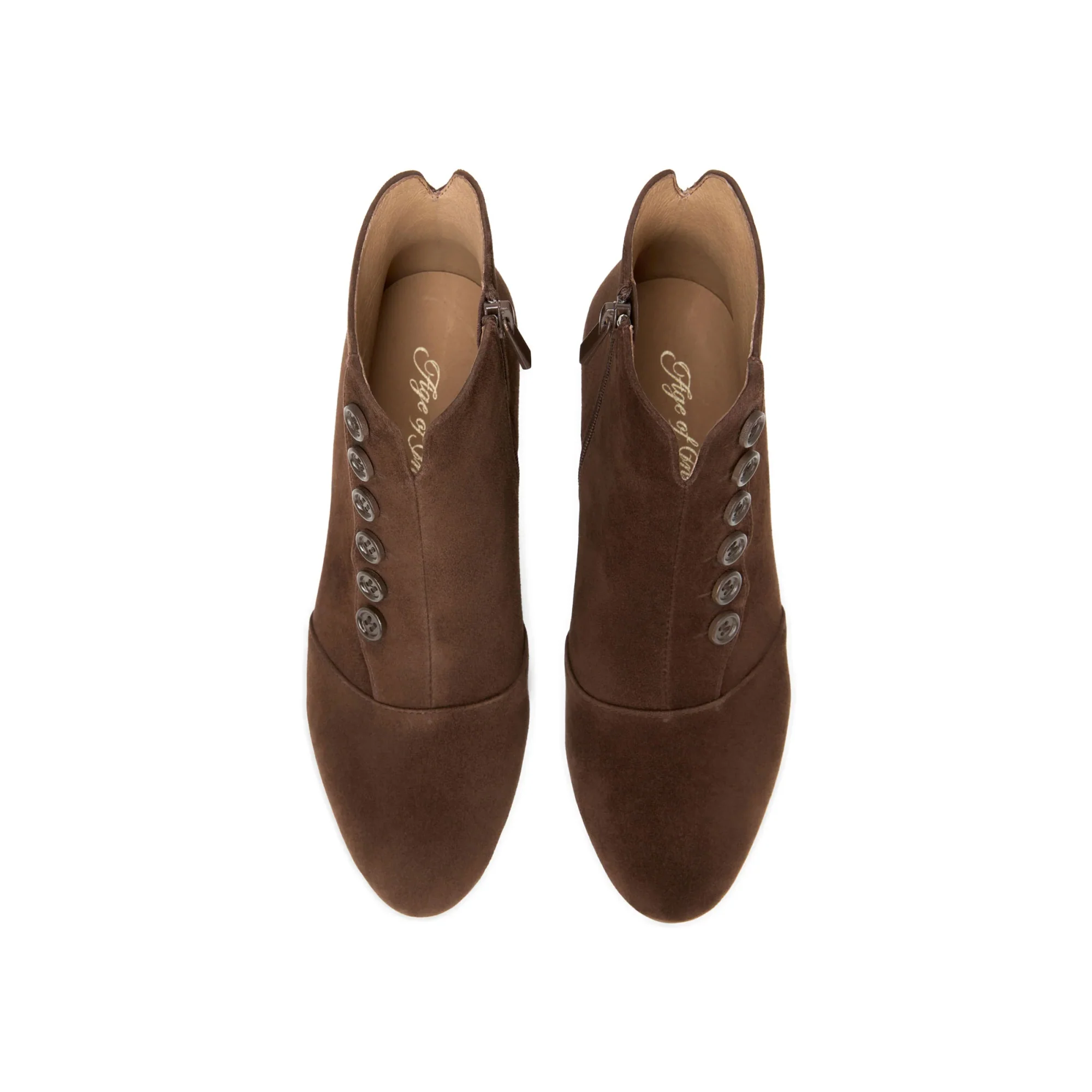 Constance Suede Brown Boots - Image 3