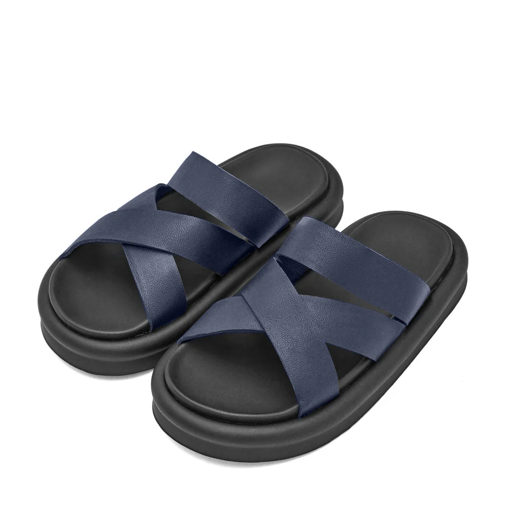 Cove Navy Sandals - Image 2