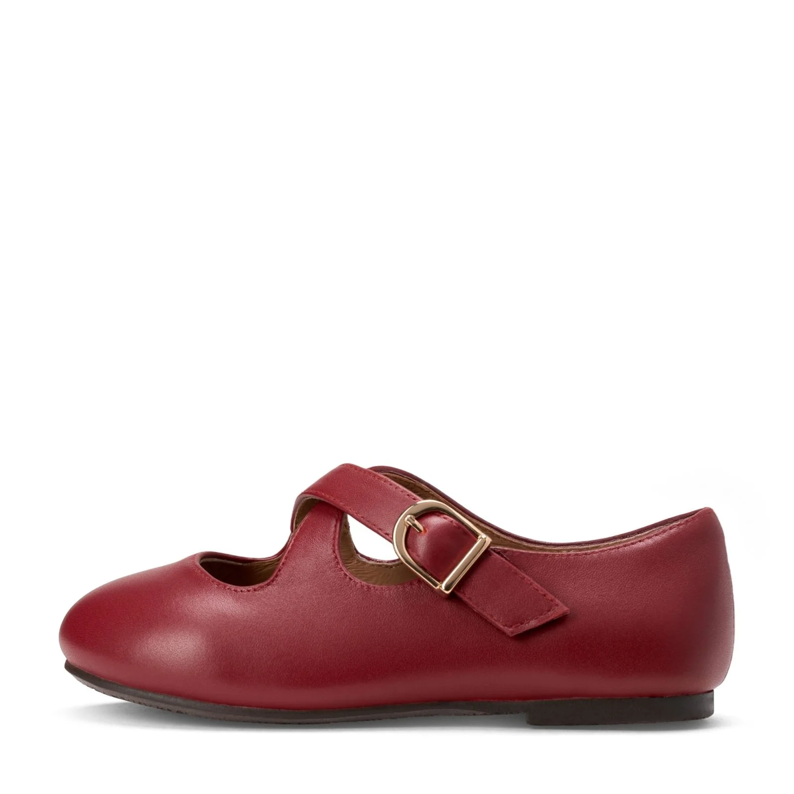 Demi Leather Burgundy Shoes