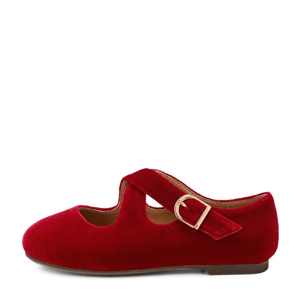Demi Velvet Red Shoes