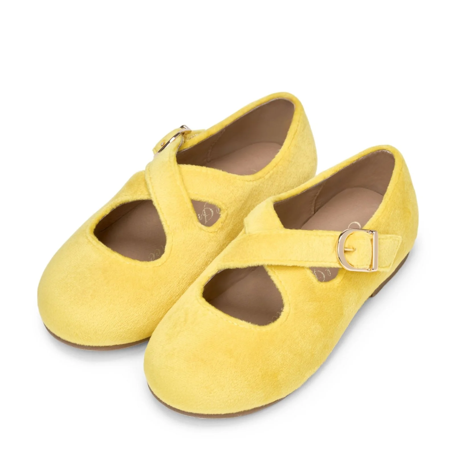 Demi Velvet Yellow Shoes - Image 2